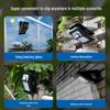 Large Solar Sensor Clip Light with 118 LEDs & USB