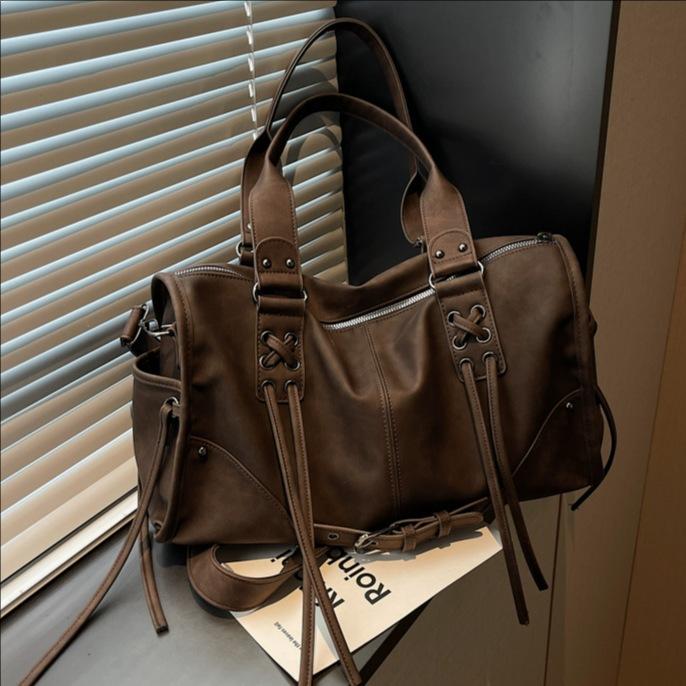 Large Capacity Tote Bag, Fashionable and Versatile Handbag, Simple Commuting Shoulder Crossbody Bag
