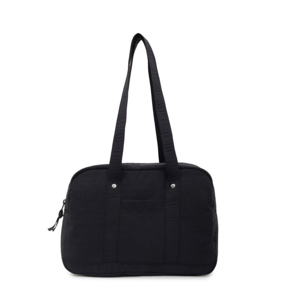 Solid Color Women Shoulder Bag Korean Style Simple Tote Bag Simple Casual Underarm Bag  Girls