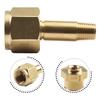 Joint Regulator Inlet Nuts Quick Change Regulator .830-14 1/4\\\" NPT 2\\\" Long Inlet Nut With Washer NUT - Brass