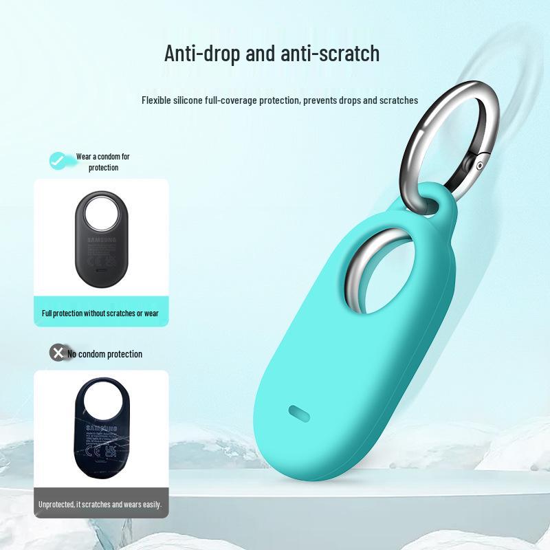 Husă de protecție din silicon Galaxy SmartTag2 pentru dispozitivul anti-pierdere Samsung pentru localizarea animalelor de companie