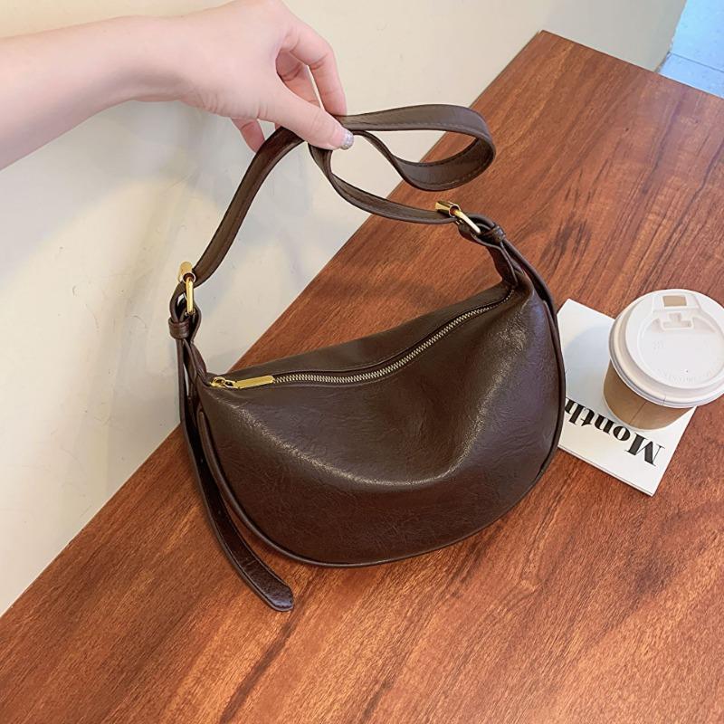 High-end Dumpling Bag Women's New Casual Trendy Versatile Retro Fashion Messenger Bag