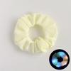 LED Luminous Hair Tie: Three-Speed Shining Color Large Intestine Hair Band for Nightclubs - European & American Style Hair Accessory.