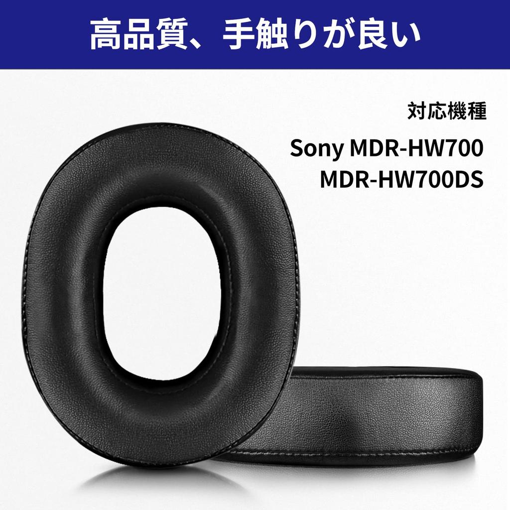 Xberstar Ohrpolster, Ersatz-Kopfbügelpolster, Kopfhörerpolster, Schwamm, kompatibel mit Sony MDR-HW700, MDR-HW700DS