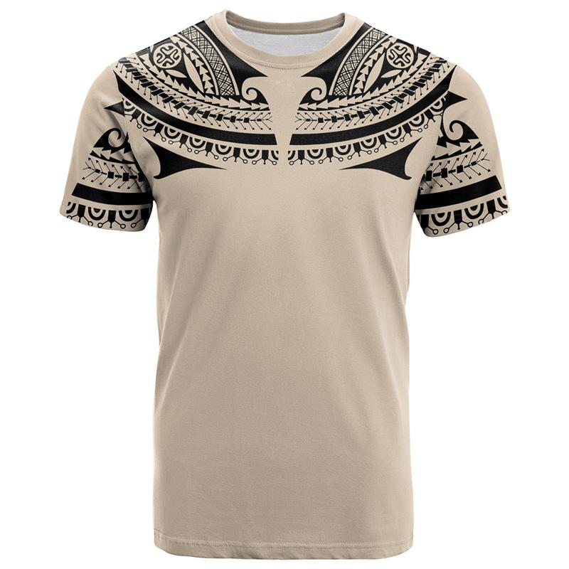 3D New Zealand Polynesian Maori Rugby Ball Print T Shirt Sports Fitness Quick Dry T-shirts For Men Fashion Hawaiian Gym Tops Tee