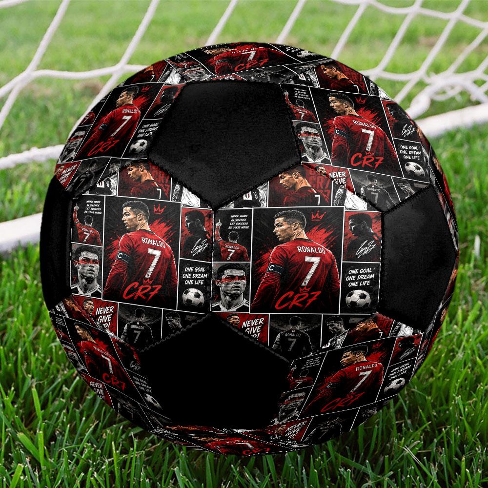 Size 5 Printed Football Resistant Outdoor Training Soccer Ball