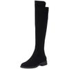 Fashion Middle Heel Long Boots for Women Winter 2024 Autumn Gyaru Goth Demi-season Quality New Work Footwear Knee High Shaft Shoes Woman
