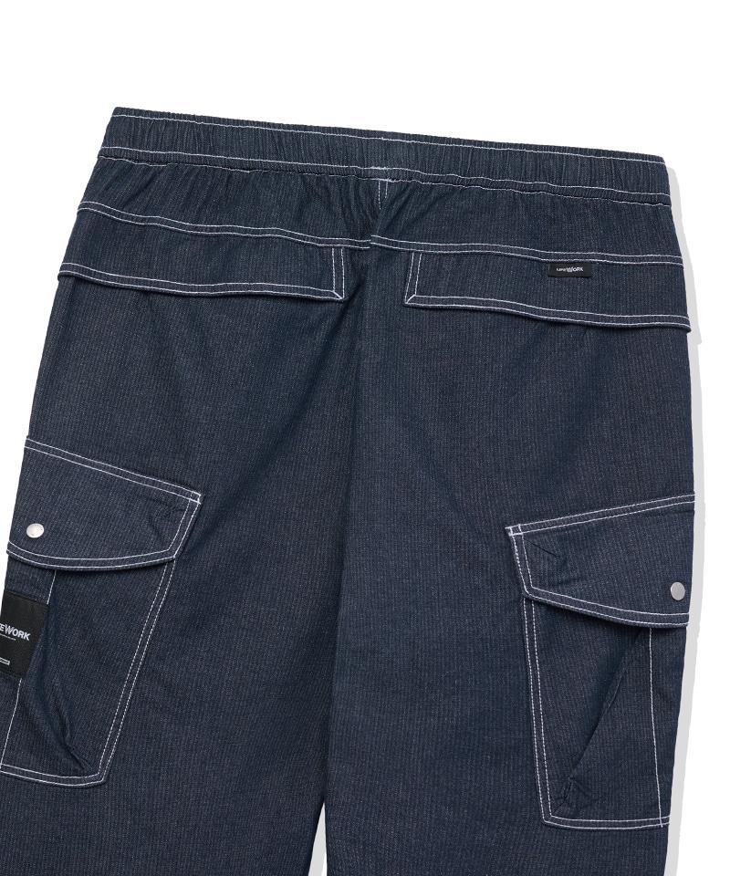LIFEWORK L4 Balloon Jersey Denim Cargo Pants