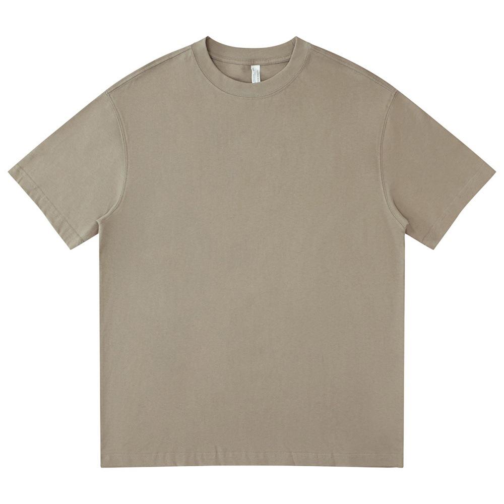 LVLV | Kids & Teens 240g Pure Cotton Loose Fit Retro Short Sleeve Parent-Child T-shirt, Class Uniform Trendy