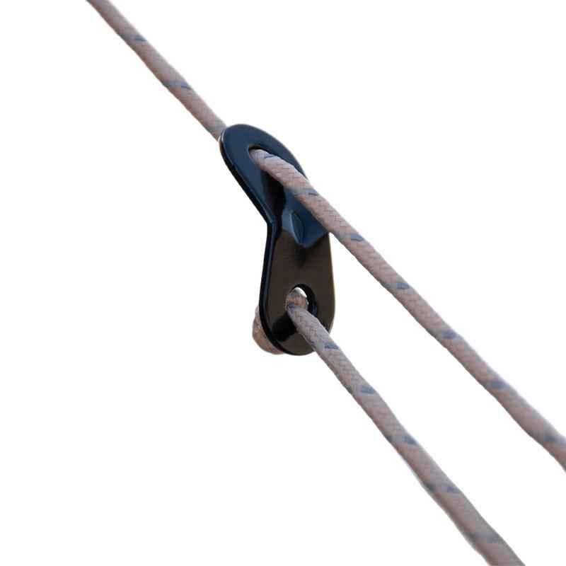 Aluminum Alloy Paracord Buckle for Camping Tents and Tarps