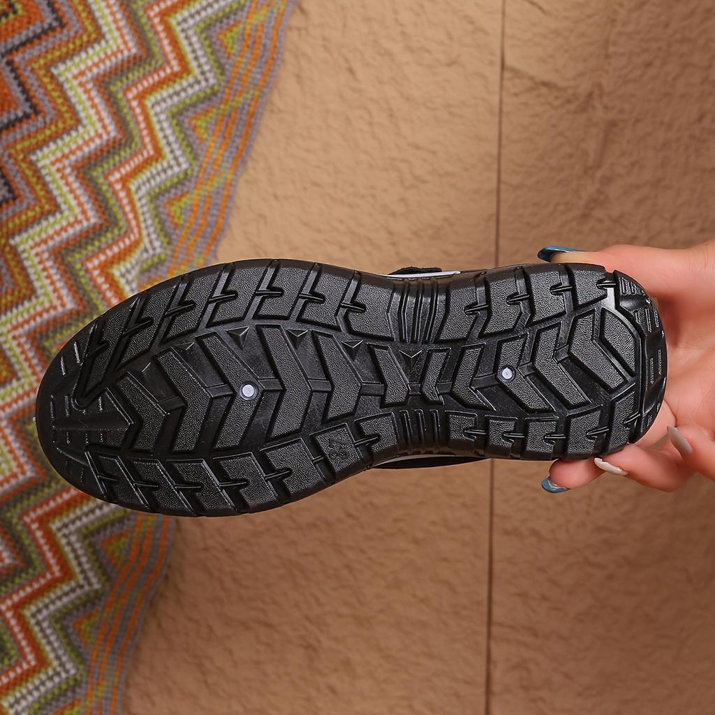 Cotton Shoes Women's New Winter Velvet Thickened Couple Snow Boots Outdoor Walking Warm Short Boots Foreign Trade Women's Boots