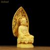 Holz Buddha sitzend Shaka Nyorai Buchsbaum Rinzai Hauptbild für Altar Höhe Breite Tiefe Statue, Statue, (Soto Sekte, Sekte), (gesamt 10cm, 6cm,