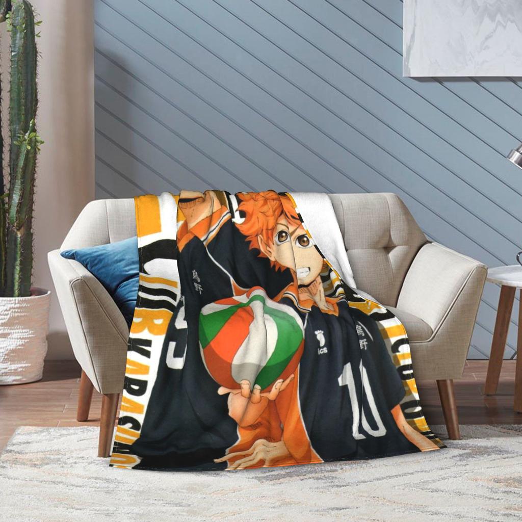 Haikuu Japan Manga Blanket Super Soft Warm Throw Blankets for Sofa 50x60 Inch Multiple Sizes Plush Thin Quilt