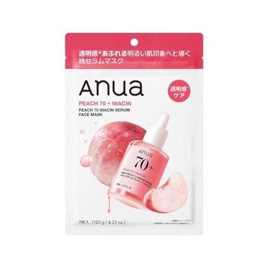 ANUA Peach 70 Niacin Mask Pack (7 sheets) Face Skincare