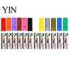 Glass And Ceramic Markers 12 Colors Flat Tip Paint Marker, Oil Based Broad Pen for Metal Tire Rubber Pens Steel Leather, Waterproof Quick Dry Touch Up