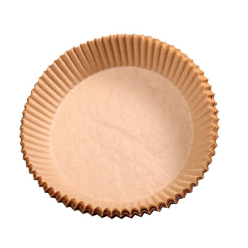 Round High-Temperature Resistant Air Fryer Baking Paper - Oil-Proof & Absorbent