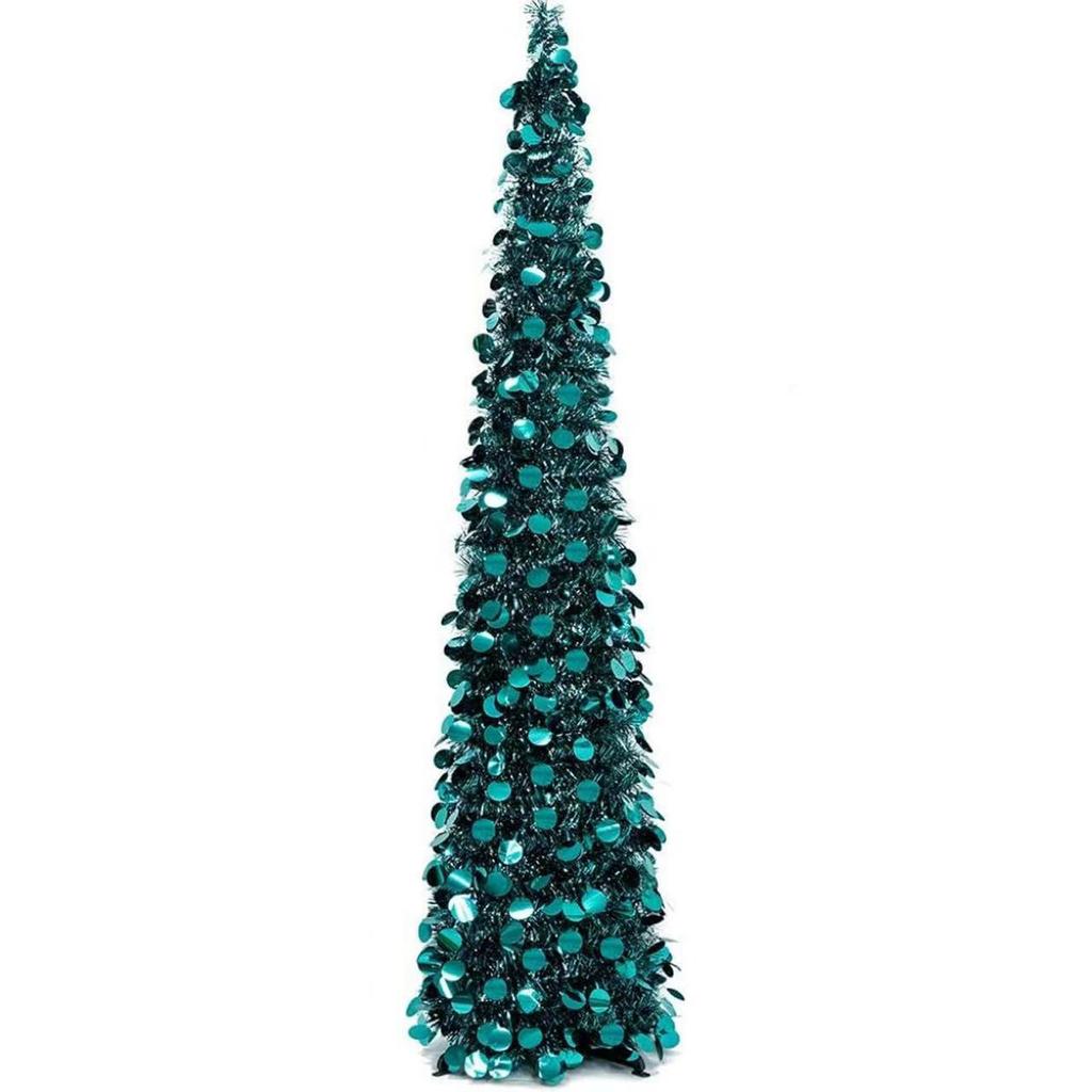 Scalable Foldable Woolen Grass Spiral Christmas Tree