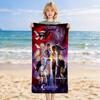 Custom Name Castlevania Stylish Digital Printing Beach Towel Quick‑Drying Absorbent Blanket for Beach Pool Gym Travel