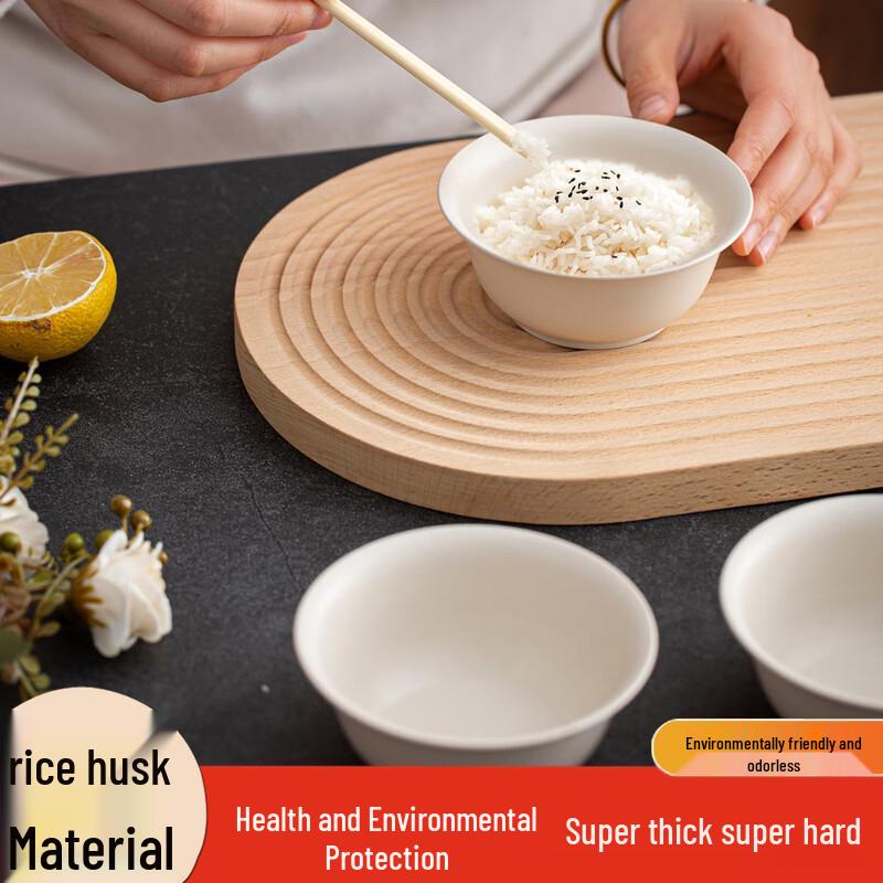 Disposable Biodegradable Rice Husk Bowls