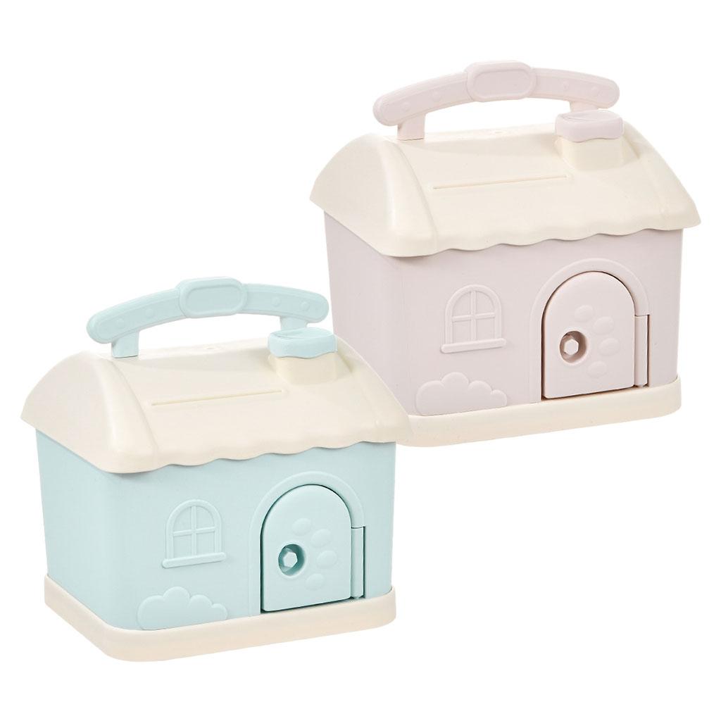 Piggy Birthday with Key Savings Lock and Slot Decor Cute Money Saving Box Coin Jar for