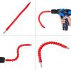 Flexible Shaft Bits 1Celsius4  Hex Shank Extention Screwdriver Bit Holder Connect Link (red)
