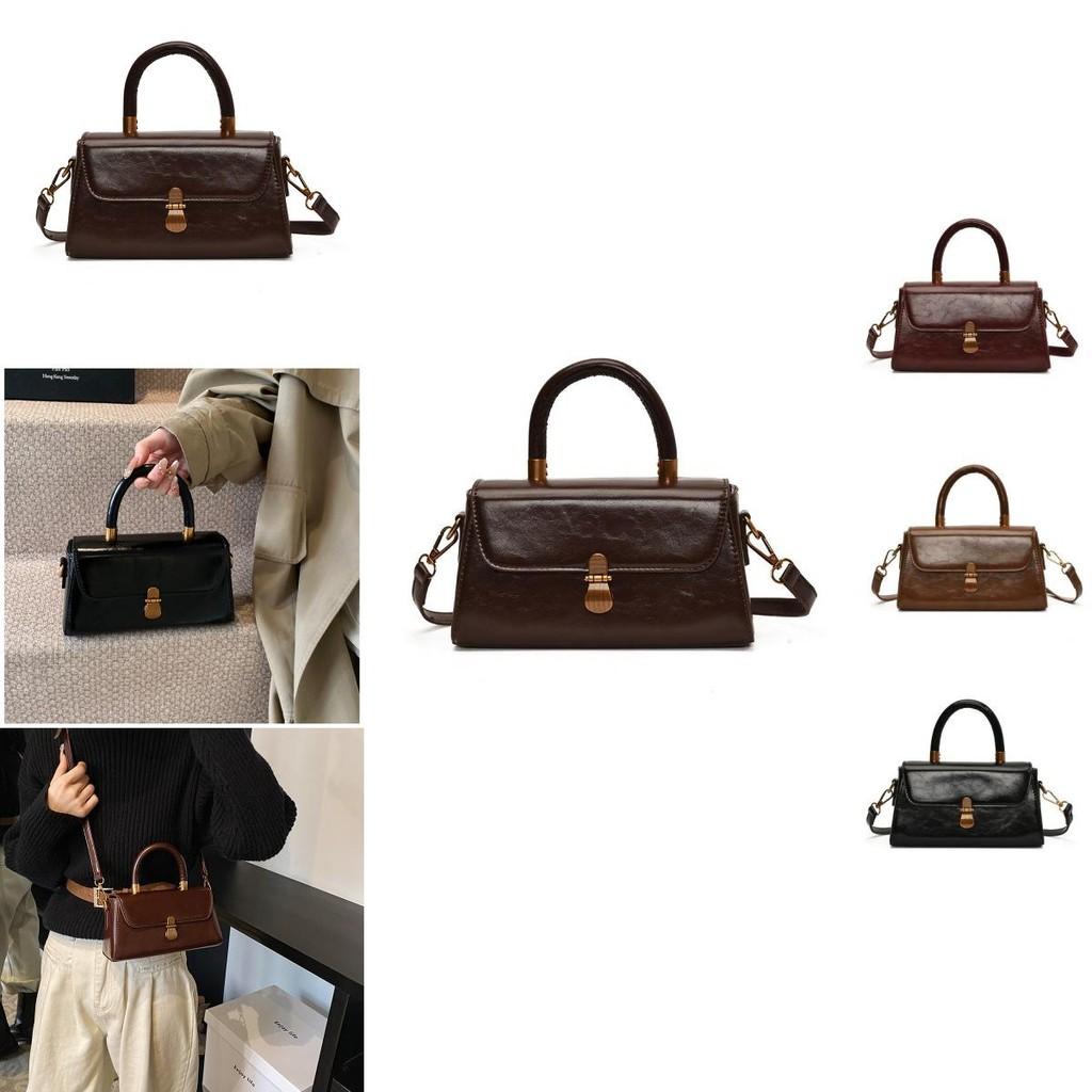 Chic Vintage Small Shoulder Bag For Women With Trendy Urban Minimalist Style And Durable Material