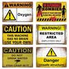Vintage Caution Notice Zone Sign Metal Plate Warning Children Vedio Retro Plaque For Man Cave Garage Danger Door Wall Decor