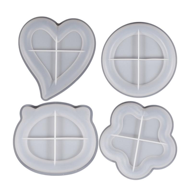 Silicone Cake Holder Tray Mold Fruit Cup Mold Resin Pendant Mold Food Station Serving Tray Mold Diy Coaster Casting