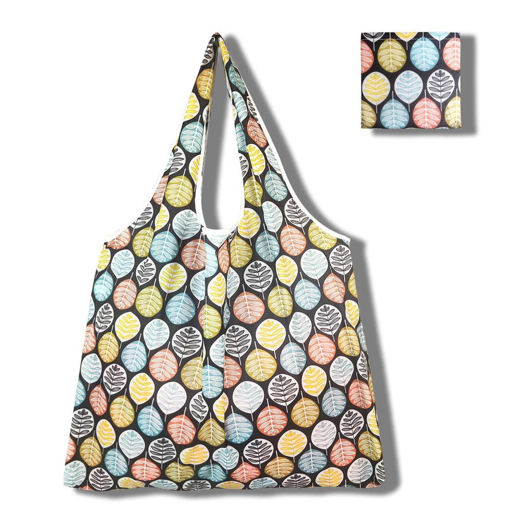 Eco-Friendly Large Capacity Foldable Tote Bag - Creative, Portable, Printed, and In Stock