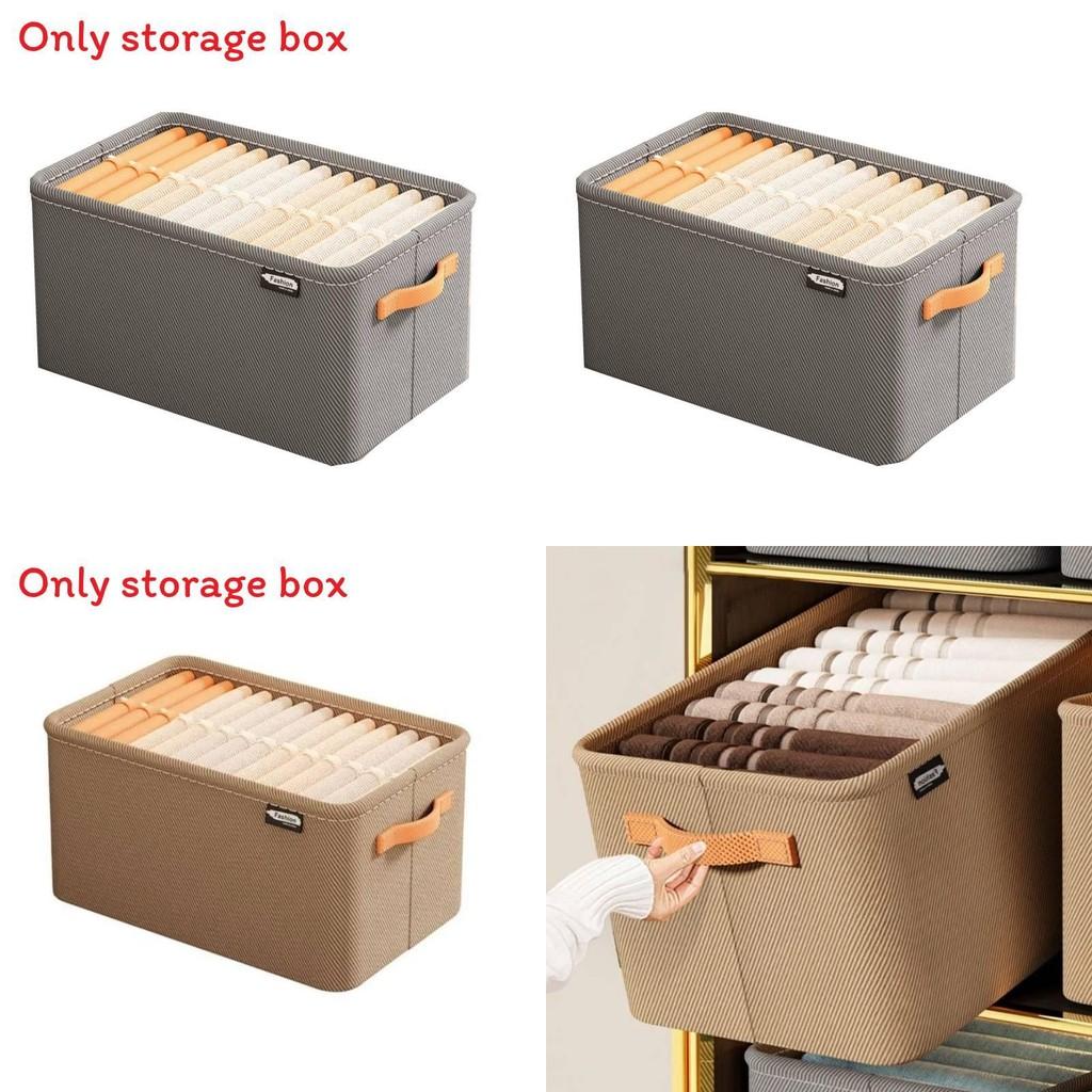 Modern Minimalist Fabric Storage Bin With Foldable Design For Clothing And Toy Organization