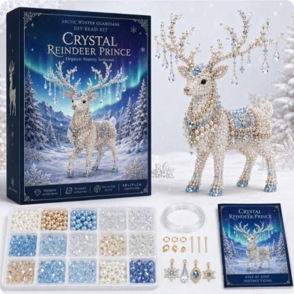 3D Design Beaded Animal Kit Handmade Material Bead Art Kit DIY Beading Craft Set For Beginners