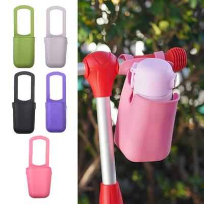 Borsa portaoggetti in silicone Pieghevole Porta bottiglie universale Porta bevande Adatto alla maggior parte delle bottiglie e tazze per Biciclette Passeggini Sedie da giardino Comodità a mani libere