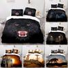 Leopard Duvet Cover King Queen Size Black Panther Bedding Set For Teens Boys Men Cheetah Quilt Cover Wild Animal Comforter Cover
