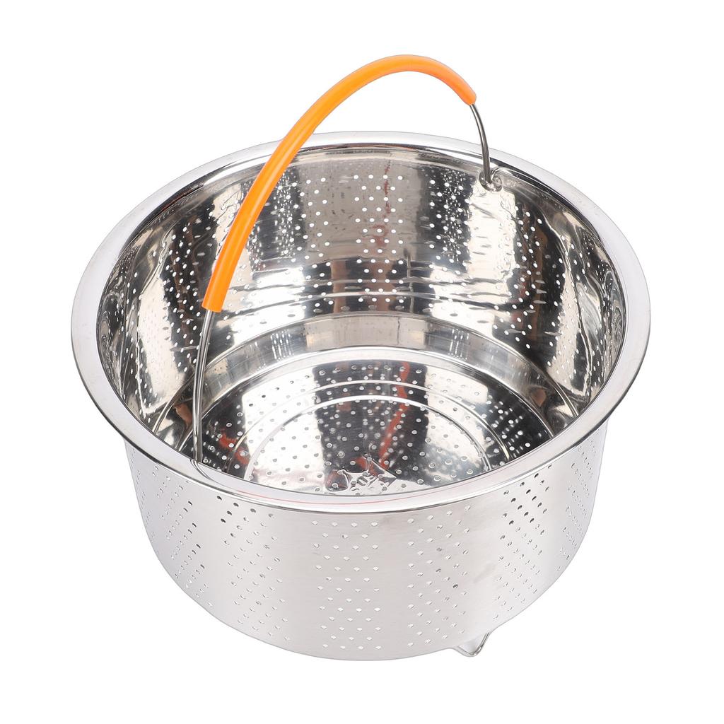 Stainless Steel Vegetable Steam Basket for Cooking Steaming Basket with Handle for Pot Rice Cooker Veggies Rice Seafood