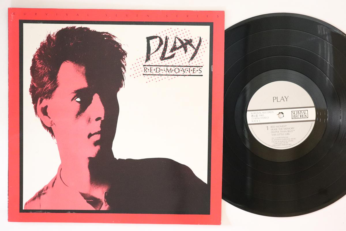 

LP Record PLAY Red Movies SURB1 SURVIVAL 1985 UK Rock Used