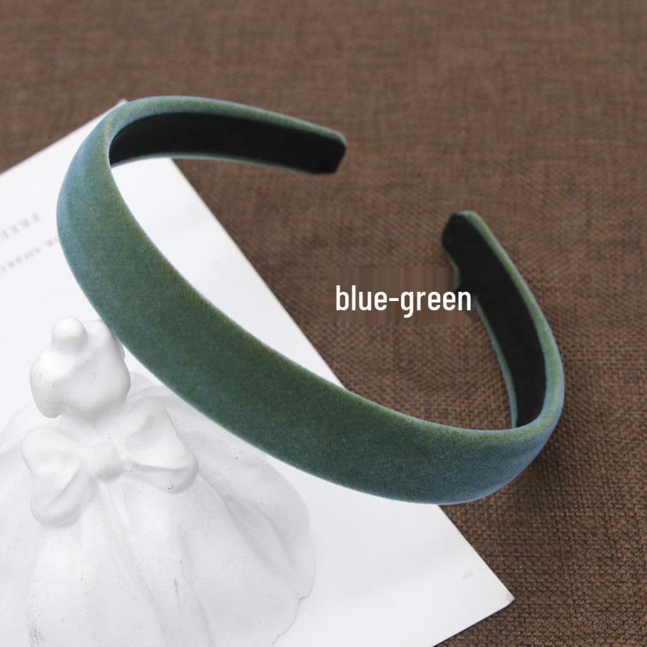 Women's 2cm Wide Corduroy Velvet Headband, Simple & Elegant Hair Accessory