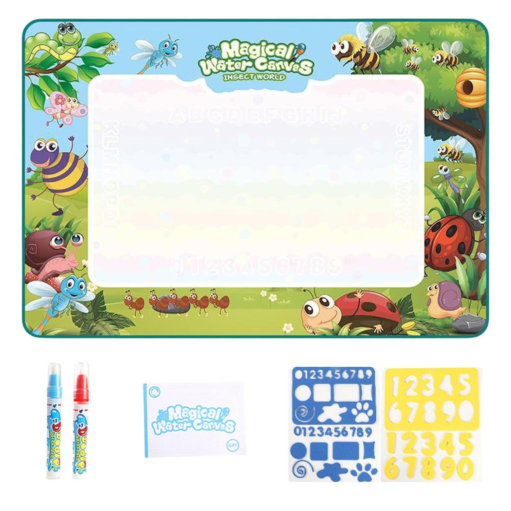 Water Pad 39 X 31Inch Extra Large Art Water Color Pad Reusable Foldable Water Painting Pad Educational Painting Toy Set For Children Over 3 Years Old