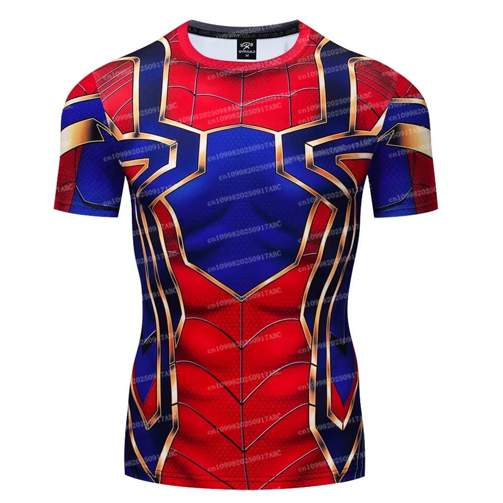 Summer Men Tshirt Top 3D Print Street Fashion Men Tshit Spider Series Tshirt Quick Drying Short Sleeved T-shirt Women T-Shirt