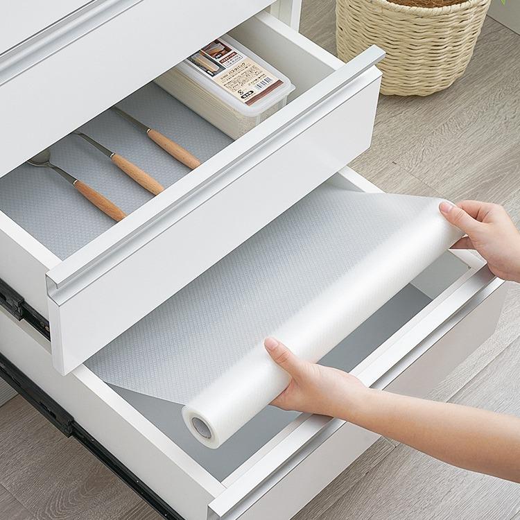 Clear Waterproof Oilproof Drawer Shelf Liner Shelf Cover Mat Cabinet Non Slip Grip Liners for Drawers for Kitchen Cupboard
