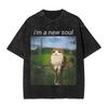 Meowl I Cant Take It Anymore Tshirt Men  Crazy 100 Cotton Tee Shirt Crewneck Short Sleeve T Shirts Summer Clothing