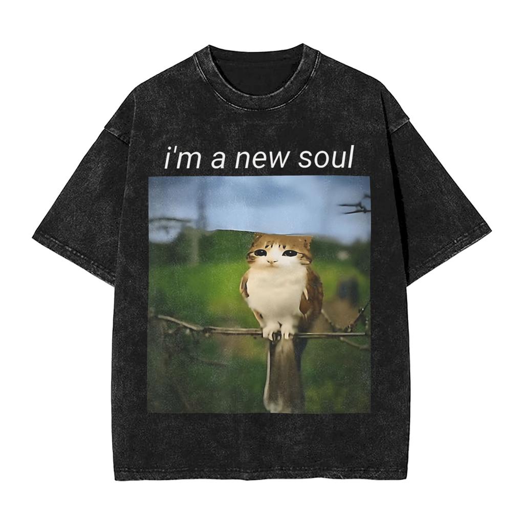 Meowl I Cant Take It Anymore Tshirt Men Crazy 100 Cotton Tee Shirt Crewneck Short Sleeve T Shirts Summer Clothing
