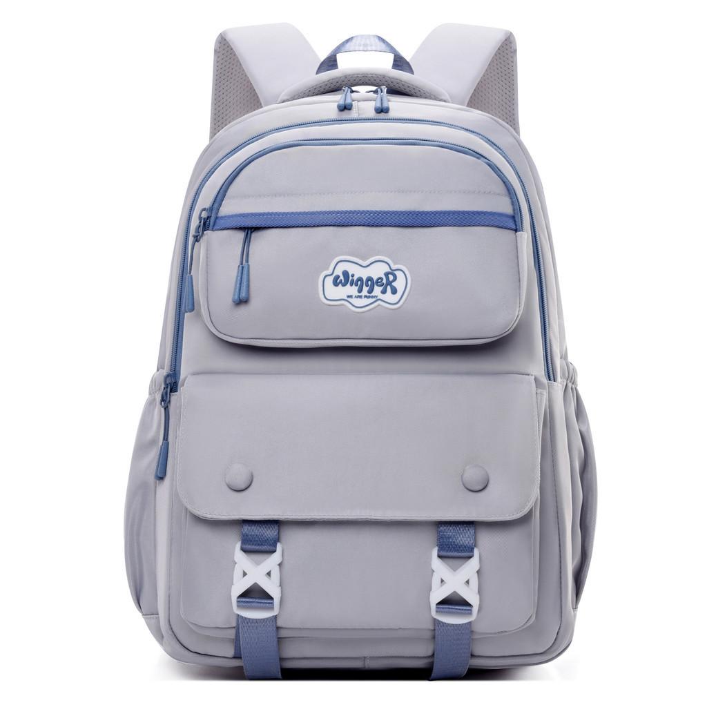 Fashionable Unisex Lightweight School Backpack With Ergonomic Shoulder Straps In Multiple Colors