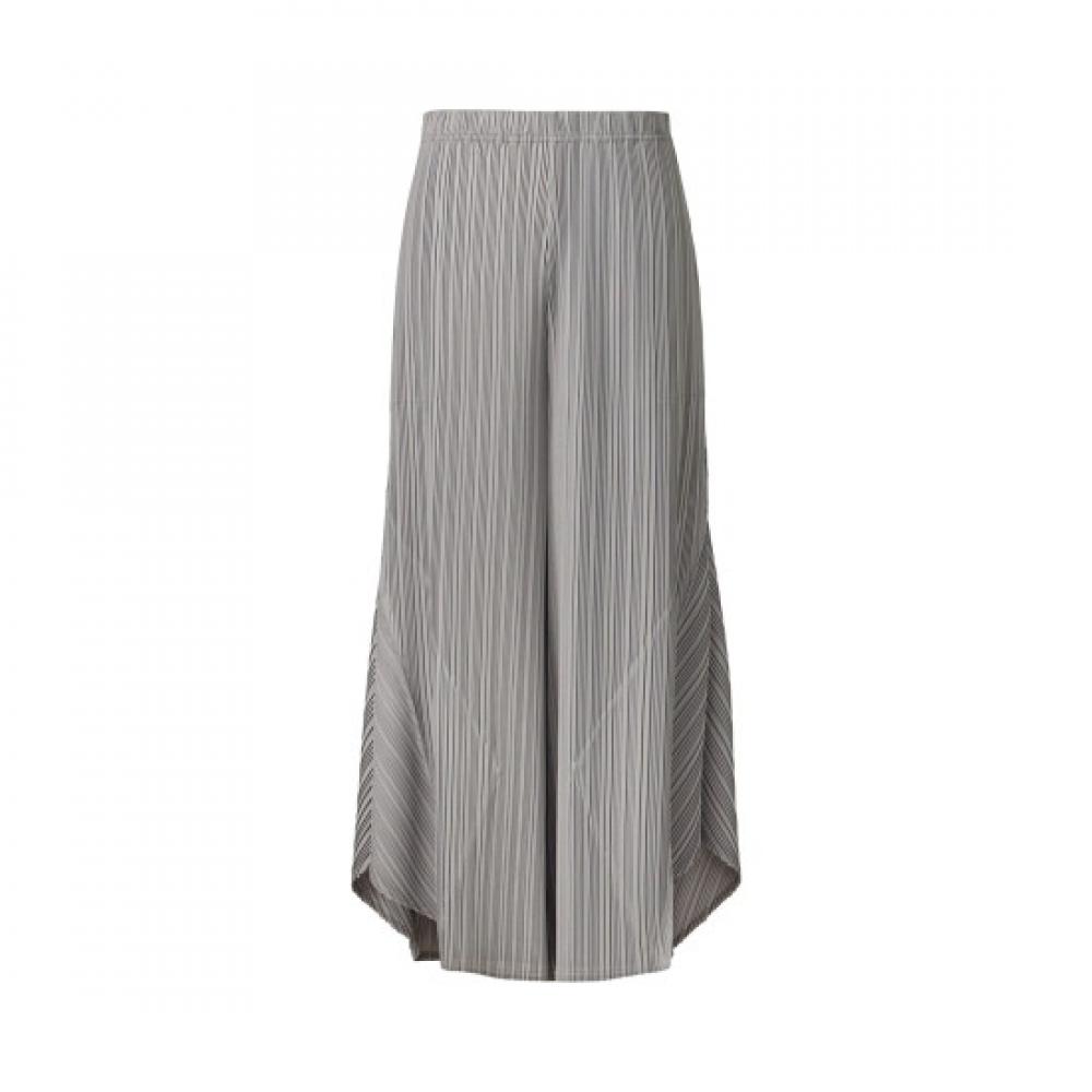 Pleats Me geoMetric Diagonal Cut Pleated Balloon Pants Pppts326003