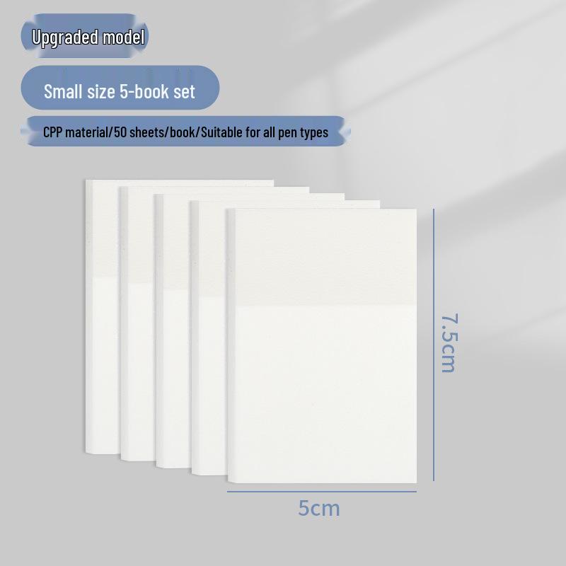 Transparent Sticky Notes: Writable, Adhesive, and Tearable Notepads Perfect for Students To Jot Down Notes and Highlight Key Points.