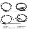 DS18B20 Digital Temperature Sensor G1/2\" Thread Probe DIA=7mm 3-core Wire SUS304 Drop Ship