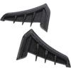 Side Vent Trim 1 Pair Side Vent Trim Sporty Look Enhanced Performance Side Mudguard Air Wing Vent Trim Sticker for 1 Series E90 E91 (Carbon Fiber