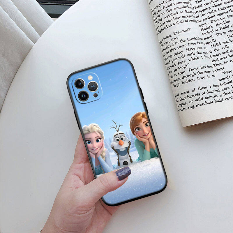 RT49 Frozen Olaf Elsa Anna Phone Case for iPhone 7 8 11 12 13 14 15 16 17 16E XS Pro Max XR X SE Air