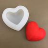 DIY Hjerteformet Silikon Lysform Baking Kakedekorasjon 3D Håndlaget Såpe Aromaterapi Soyavoks Epoksy Resin Sjokoladeform