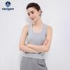 Damen Schlank geschnittene U-Ausschnitt Strickweste mit Stretch