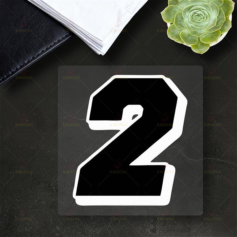 

1pc Motorcycle Black Number Stickers Waterproof for Motorcycle Fairing Helmet Fuel Tank Car Body Bicycle Universal Vinyl Decals S-High 5cm